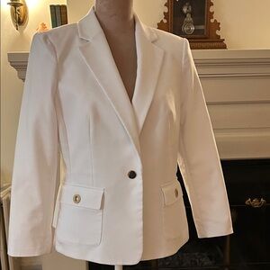 Calvin Klein Elegant White Women's Blazer
